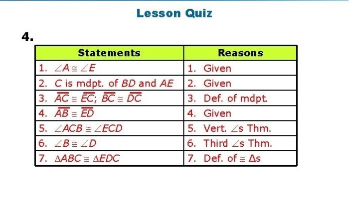 Geometry 1.2 practice a answer key