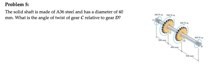 Segments shaft steel two made has solved transcribed text show diameter