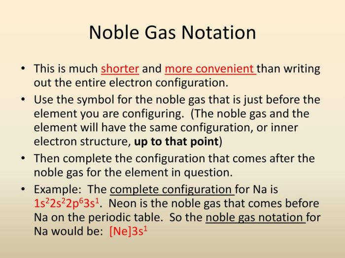 Notation atomic noble periodicity configurations electron powerpoint